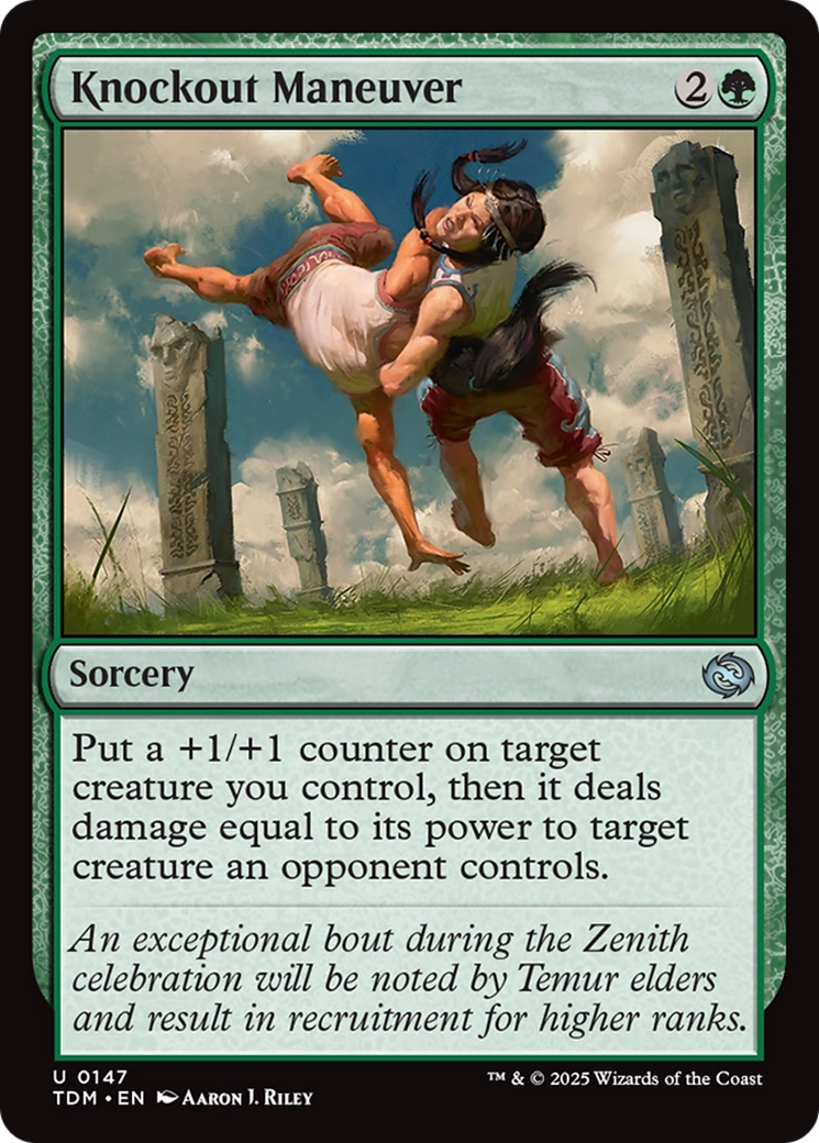 Knockout Maneuver [Tarkir: Dragonstorm] | Exor Games Dartmouth