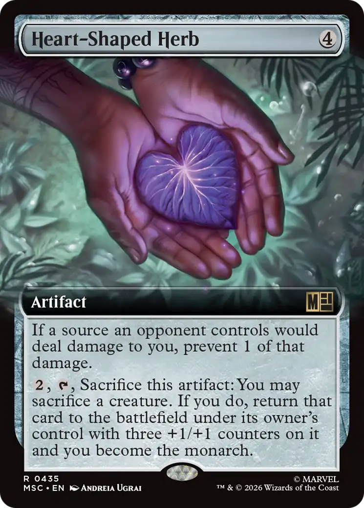 Heart-Shaped Herb (Extended Art) [Marvel Super Heroes Commander] | Exor Games Dartmouth