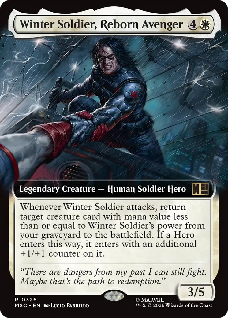 Winter Soldier, Reborn Avenger (Extended Art) [Marvel Super Heroes Commander] | Exor Games Dartmouth