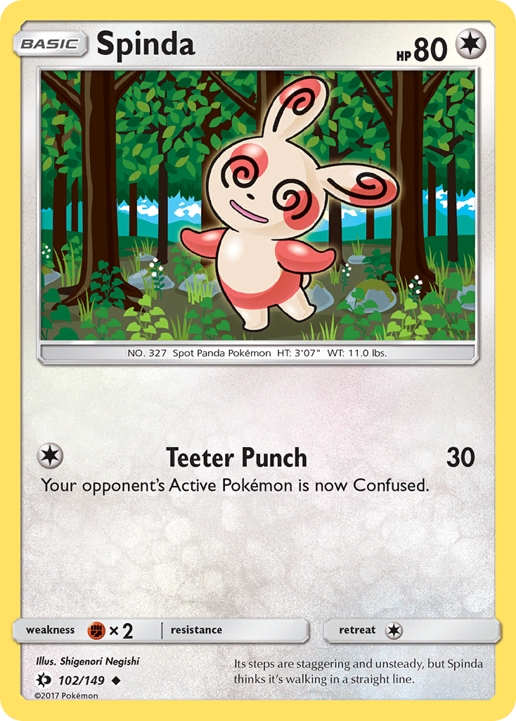 Spinda (102/149) [Sun & Moon: Base Set] | Exor Games Dartmouth