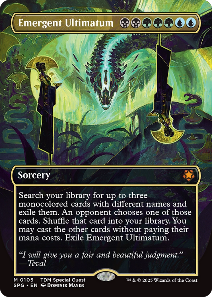 Emergent Ultimatum (Borderless) [Tarkir: Dragonstorm Special Guests] | Exor Games Dartmouth