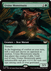 Ursine Monstrosity (Extended Art) [Duskmourn: House of Horror Commander] | Exor Games Dartmouth