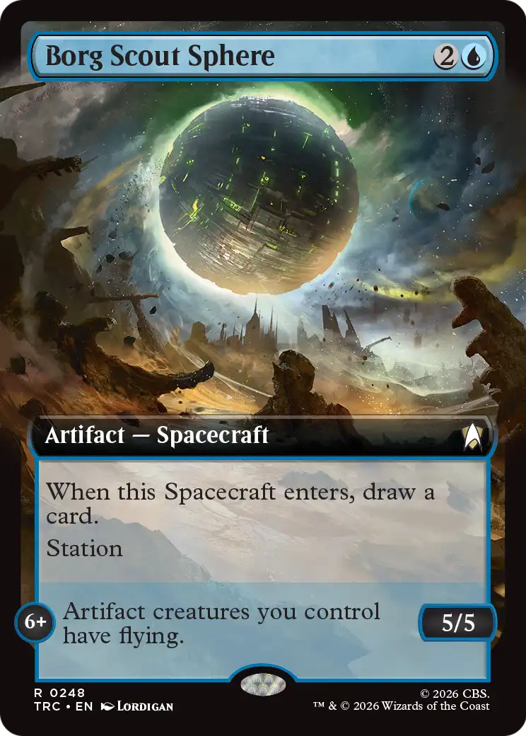 Borg Scout Sphere (Extended Art) [Star Trek Commander] | Exor Games Dartmouth