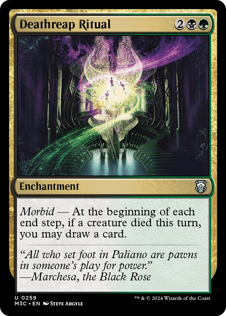 Deathreap Ritual (Ripple Foil) [Modern Horizons 3 Commander] | Exor Games Dartmouth