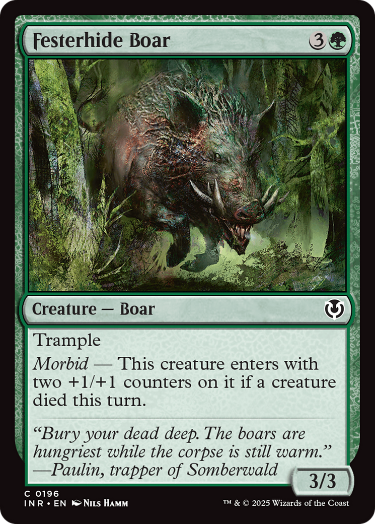 Festerhide Boar [Innistrad Remastered] | Exor Games Dartmouth