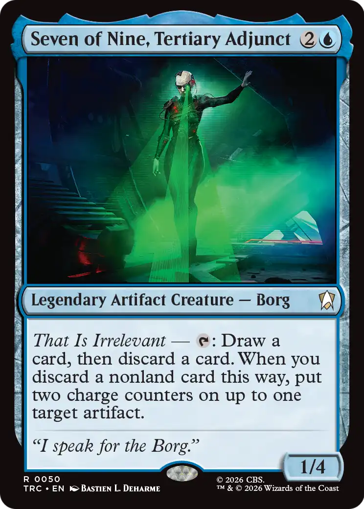 Seven of Nine, Tertiary Adjunct (Surge Foil) [Star Trek Commander] | Exor Games Dartmouth