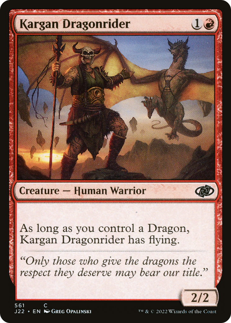 Kargan Dragonrider [Jumpstart 2022] | Exor Games Dartmouth