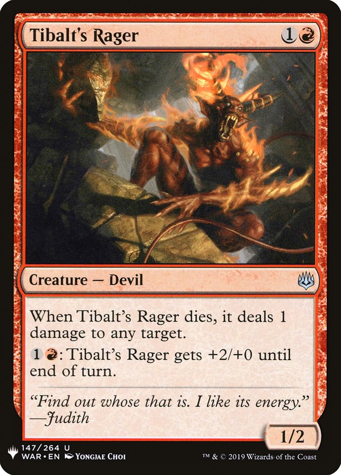 Tibalt's Rager [Mystery Booster] | Exor Games Dartmouth