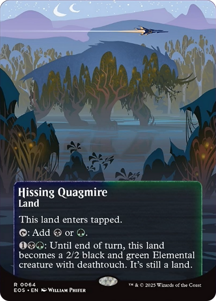 Hissing Quagmire (0064) (Borderless) [Edge of Eternities: Stellar Sights] | Exor Games Dartmouth