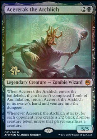 Acererak the Archlich [Dungeons & Dragons: Adventures in the Forgotten Realms Prerelease Promos] | Exor Games Dartmouth