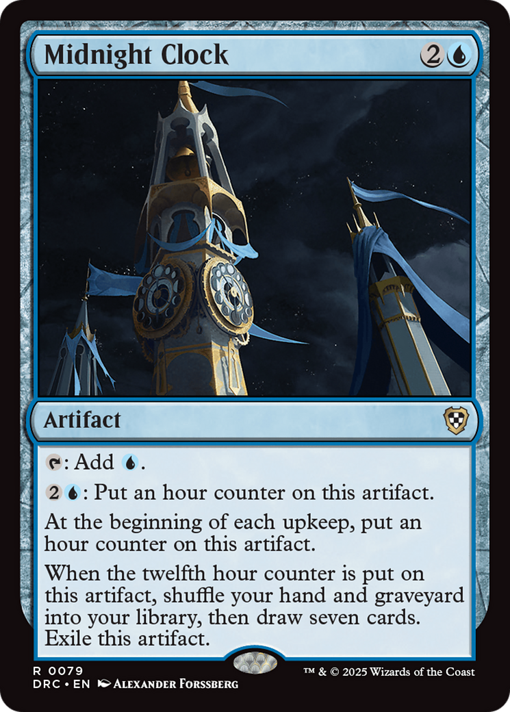 Midnight Clock [Aetherdrift Commander] | Exor Games Dartmouth