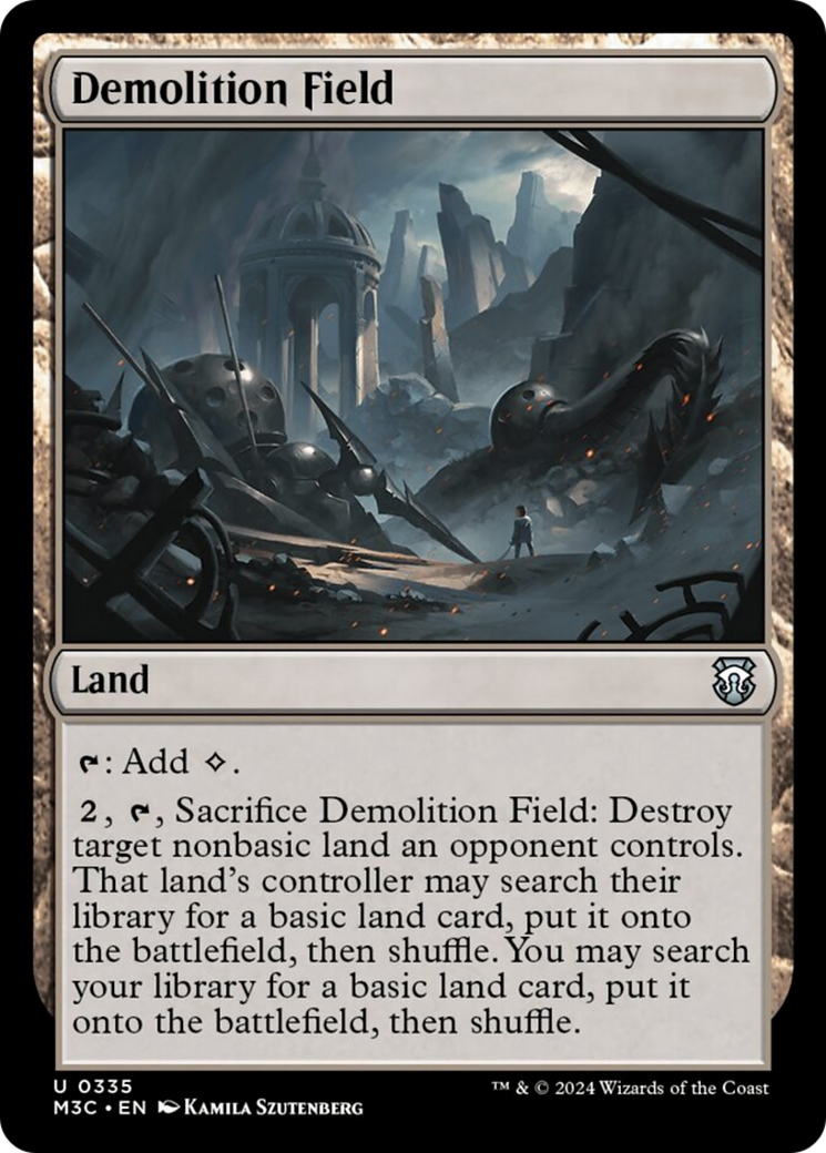 Demolition Field [Modern Horizons 3 Commander] | Exor Games Dartmouth