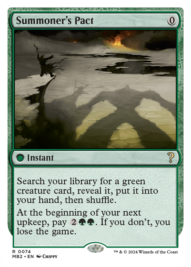 Summoner's Pact (White Border) [Mystery Booster 2] | Exor Games Dartmouth