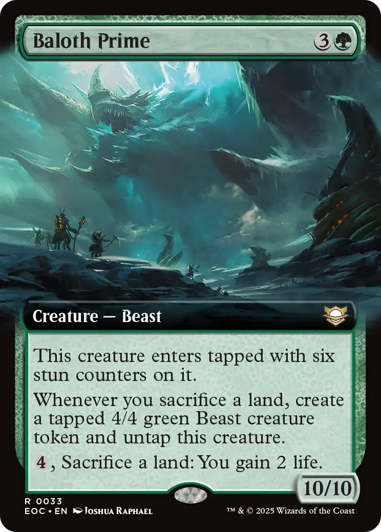 Baloth Prime (Extended Art) [Edge of Eternities Commander] | Exor Games Dartmouth