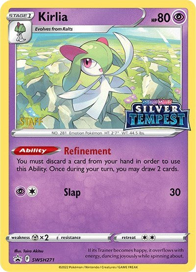 Kirlia (SWSH271) (Prerelease) (Staff) [Sword & Shield: Black Star Promos] | Exor Games Dartmouth