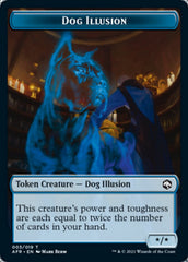 Dog Illusion // Boo Double-Sided Token [Dungeons & Dragons: Adventures in the Forgotten Realms Tokens] | Exor Games Dartmouth