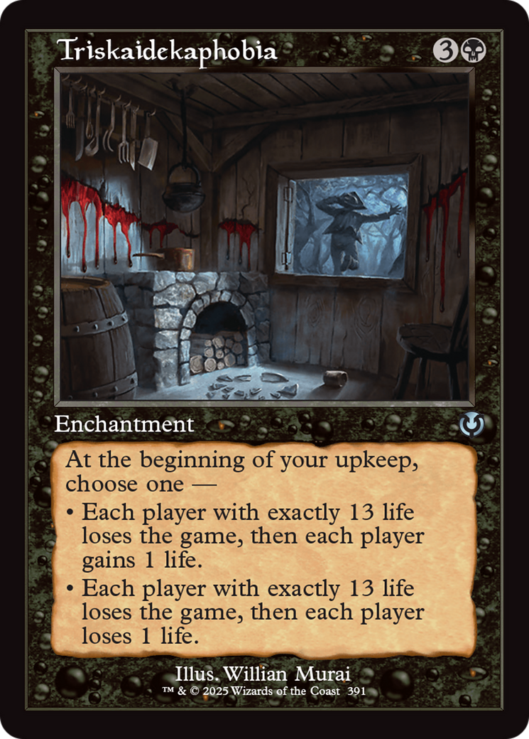 Triskaidekaphobia (Retro Frame) [Innistrad Remastered] | Exor Games Dartmouth