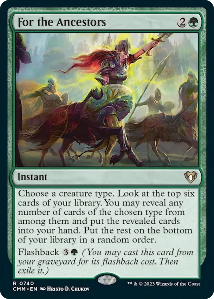 For the Ancestors [Commander Masters] | Exor Games Dartmouth