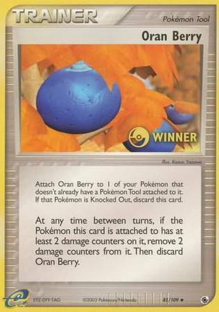 Oran Berry (85/109) (Winner) [EX: Ruby & Sapphire] | Exor Games Dartmouth
