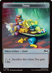 Ninja // Food Double-Sided Token [Teenage Mutant Ninja Turtles Tokens] | Exor Games Dartmouth