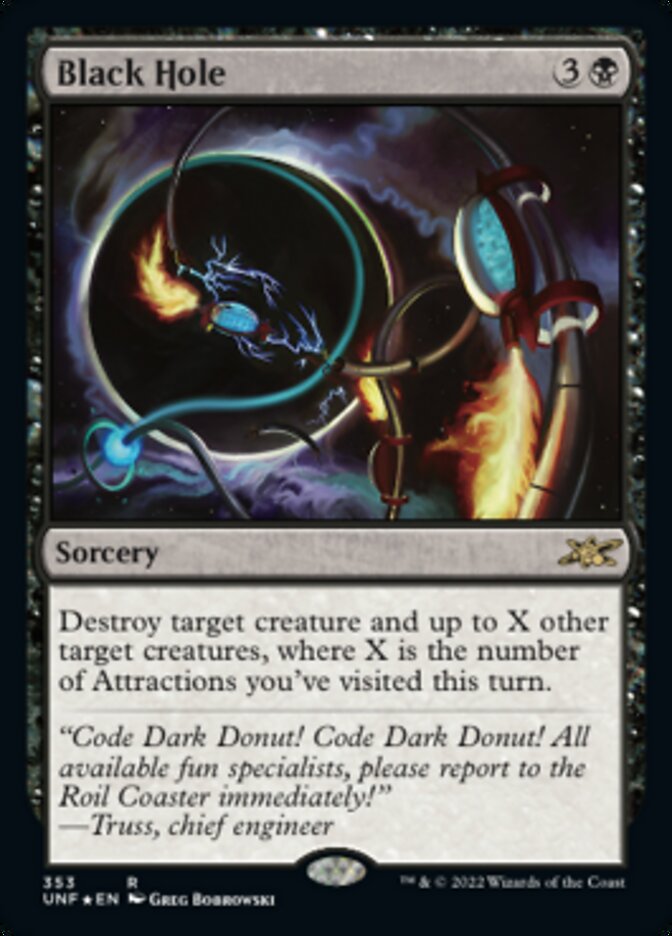 Black Hole (Galaxy Foil) [Unfinity] | Exor Games Dartmouth