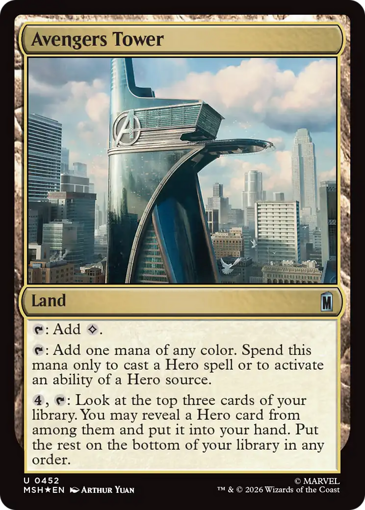 Avengers Tower (Surge Foil) [Marvel Super Heroes] | Exor Games Dartmouth