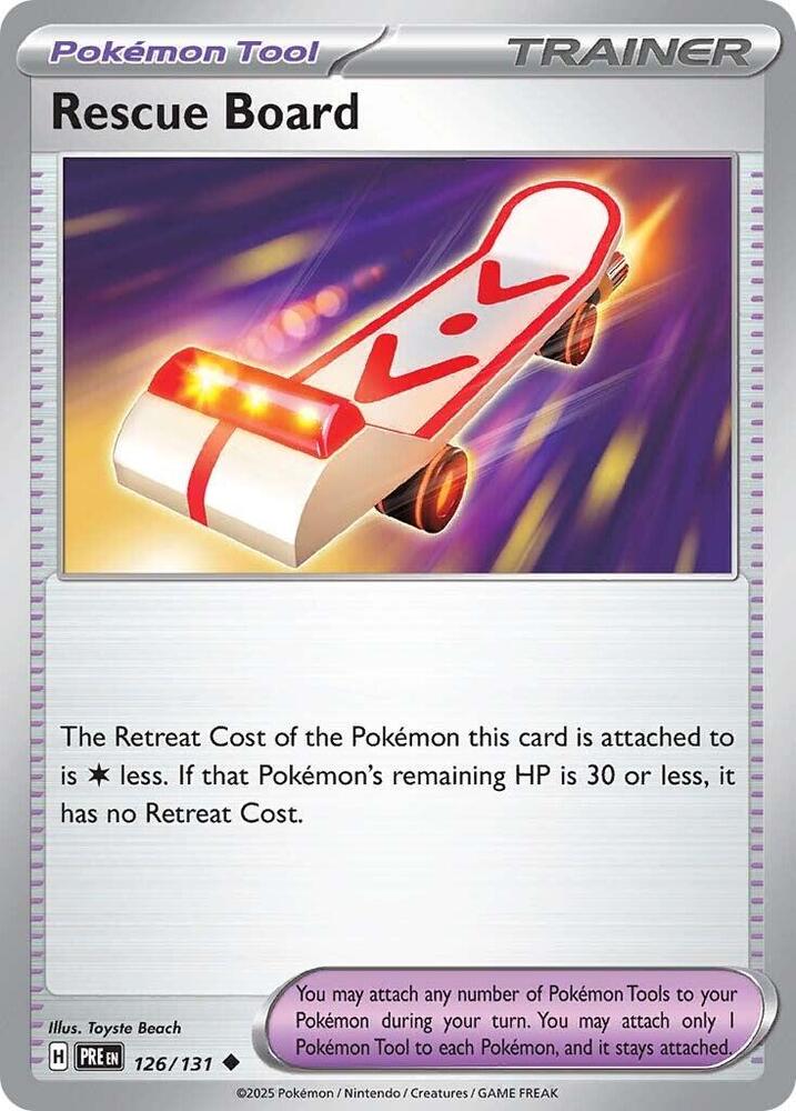 Rescue Board (126/131) [Scarlet & Violet: Prismatic Evolutions] | Exor Games Dartmouth