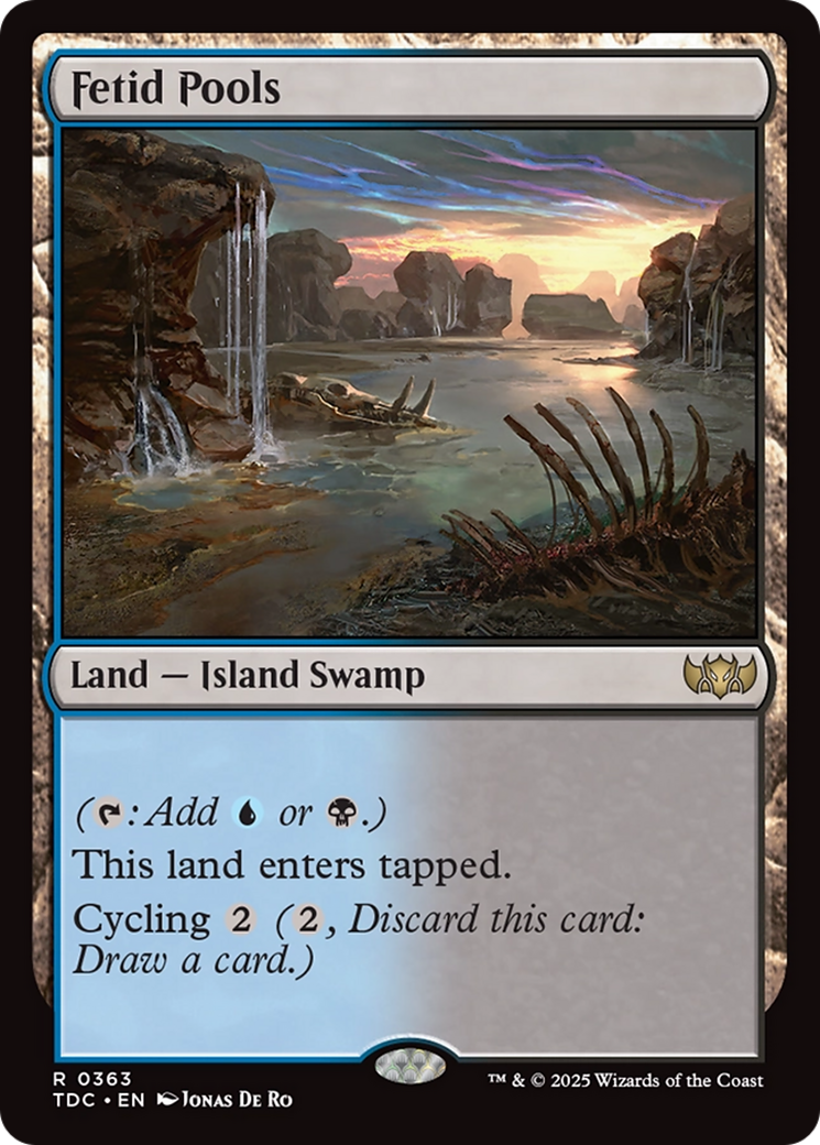 Fetid Pools [Tarkir: Dragonstorm Commander] | Exor Games Dartmouth