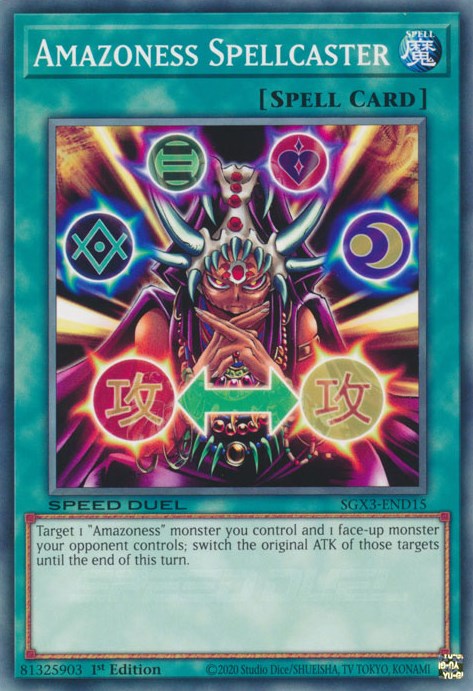 Amazoness Spellcaster [SGX3-END15] Common | Exor Games Dartmouth