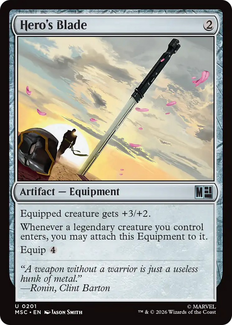 Hero's Blade [Marvel Super Heroes Commander] | Exor Games Dartmouth