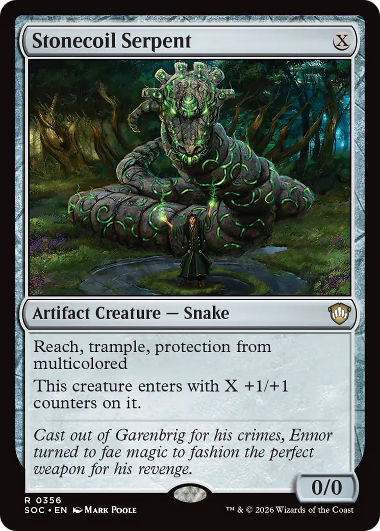 Stonecoil Serpent [Secrets of Strixhaven Commander] | Exor Games Dartmouth