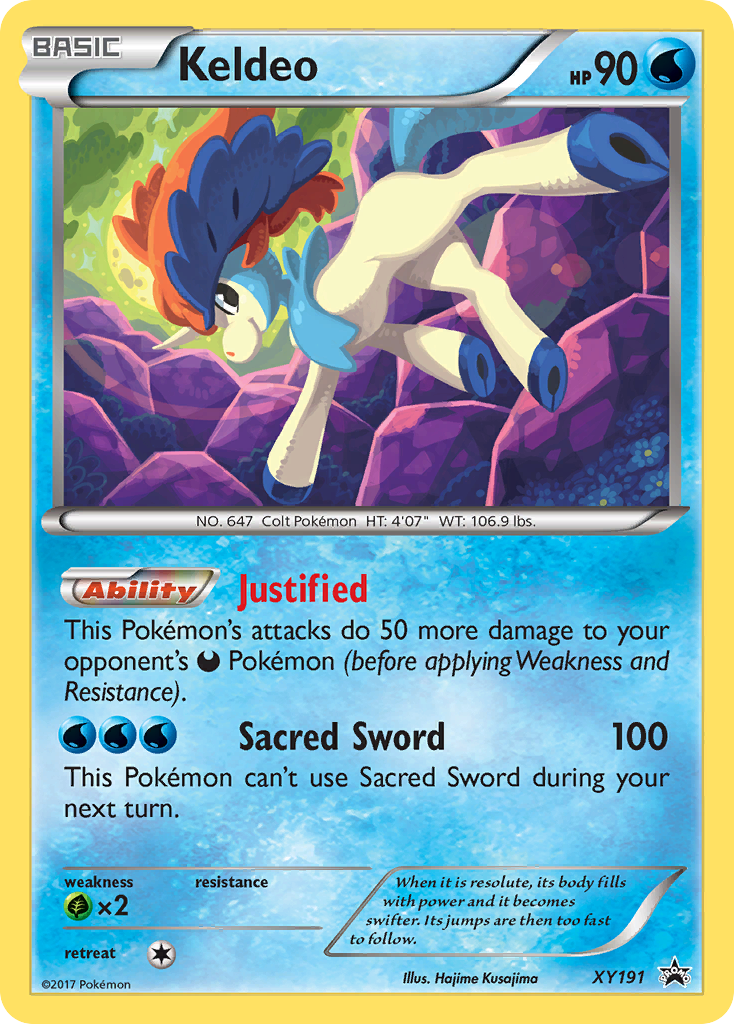 Keldeo (XY191) [XY: Black Star Promos] | Exor Games Dartmouth