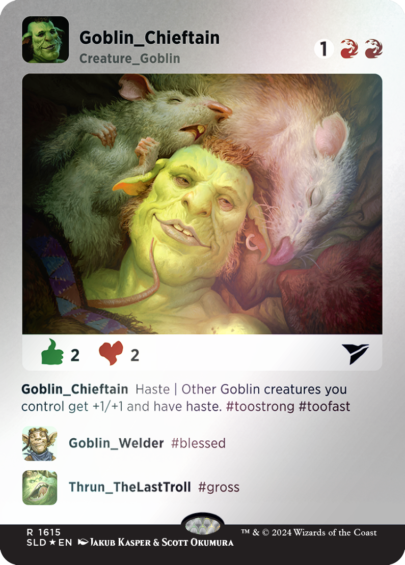 Goblin Chieftain (Rainbow Foil) [Secret Lair Drop Series] | Exor Games Dartmouth