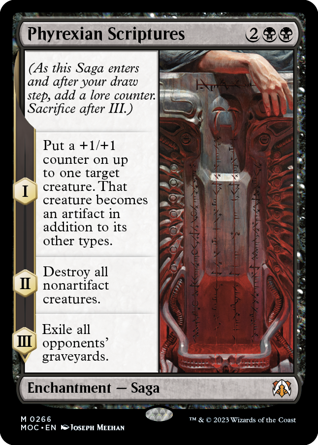 Phyrexian Scriptures [March of the Machine Commander] | Exor Games Dartmouth