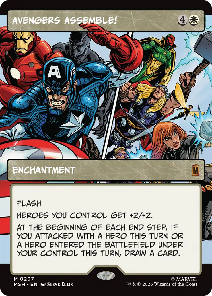 Avengers Assemble! (Borderless) (0297) [Marvel Super Heroes] | Exor Games Dartmouth