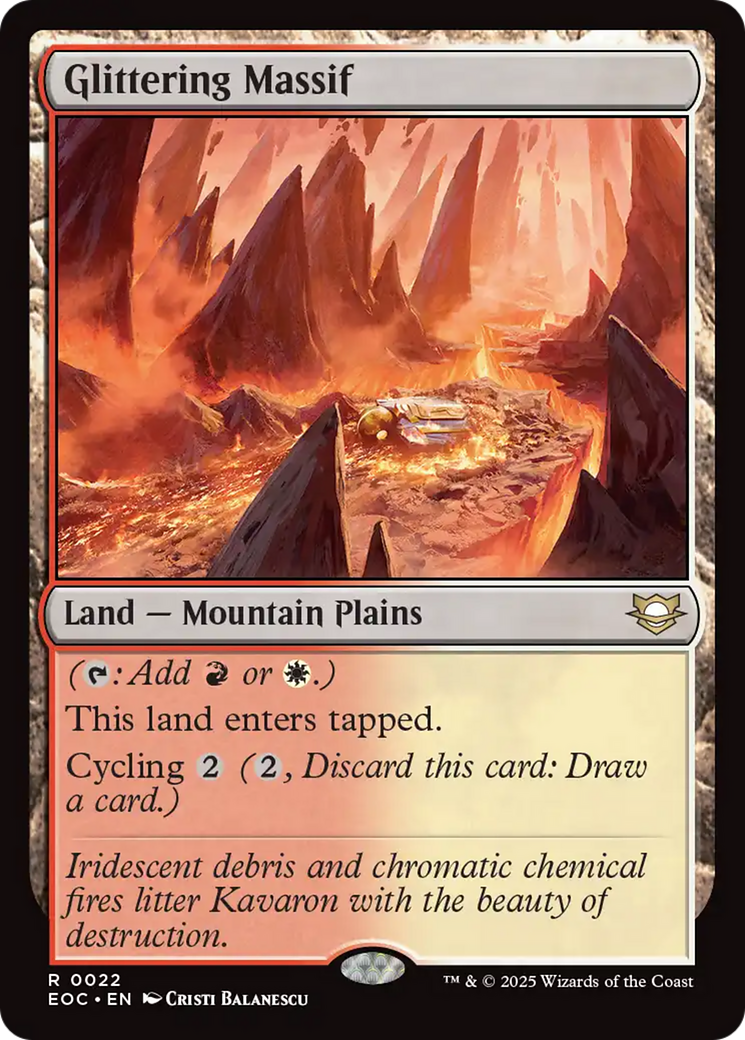 Glittering Massif [Edge of Eternities Commander] | Exor Games Dartmouth