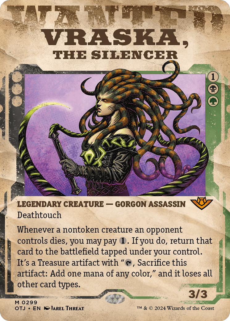 Vraska, the Silencer (Showcase) [Outlaws of Thunder Junction] | Exor Games Dartmouth