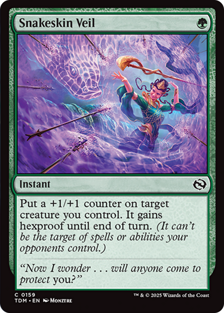 Snakeskin Veil [Tarkir: Dragonstorm] | Exor Games Dartmouth