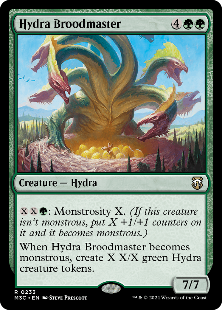 Hydra Broodmaster (Ripple Foil) [Modern Horizons 3 Commander] | Exor Games Dartmouth