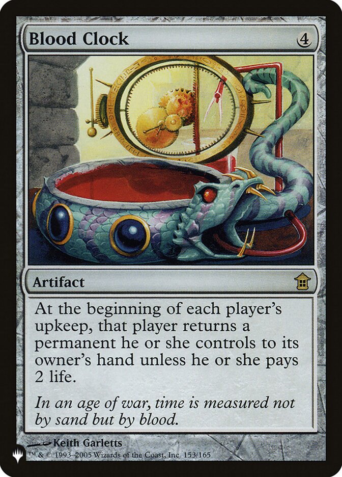 Blood Clock [The List] | Exor Games Dartmouth
