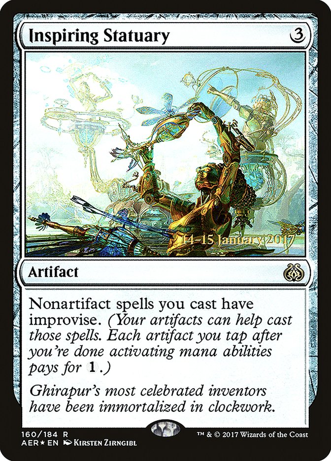 Inspiring Statuary [Aether Revolt Prerelease Promos] | Exor Games Dartmouth
