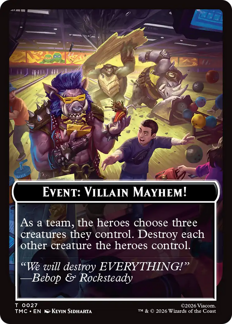 Event: Villain Mayhem! [Teenage Mutant Ninja Turtles Commander Tokens] | Exor Games Dartmouth