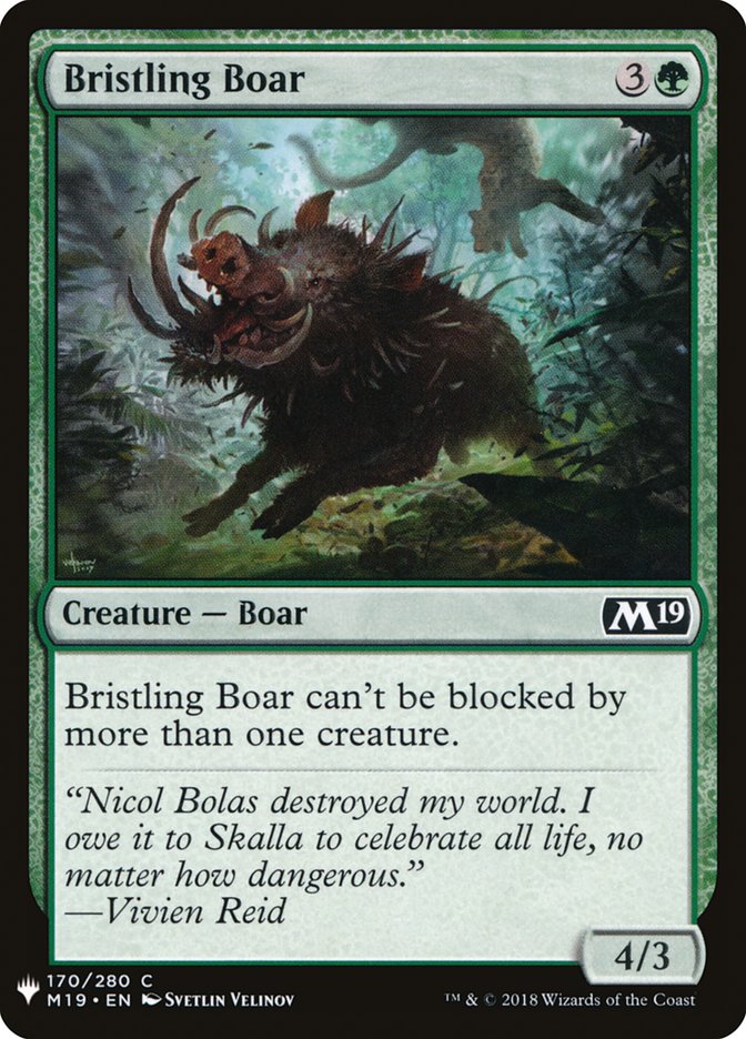 Bristling Boar [Mystery Booster] | Exor Games Dartmouth