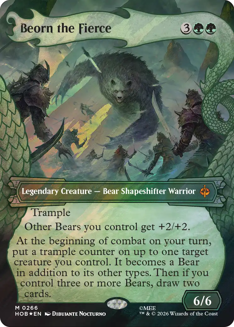 Beorn the Fierce (Showcase) (Surge Foil) [The Hobbit] | Exor Games Dartmouth