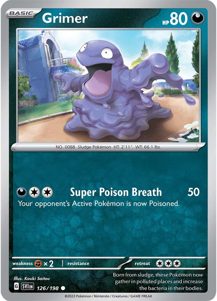 Grimer (126/198) [Scarlet & Violet: Base Set] | Exor Games Dartmouth