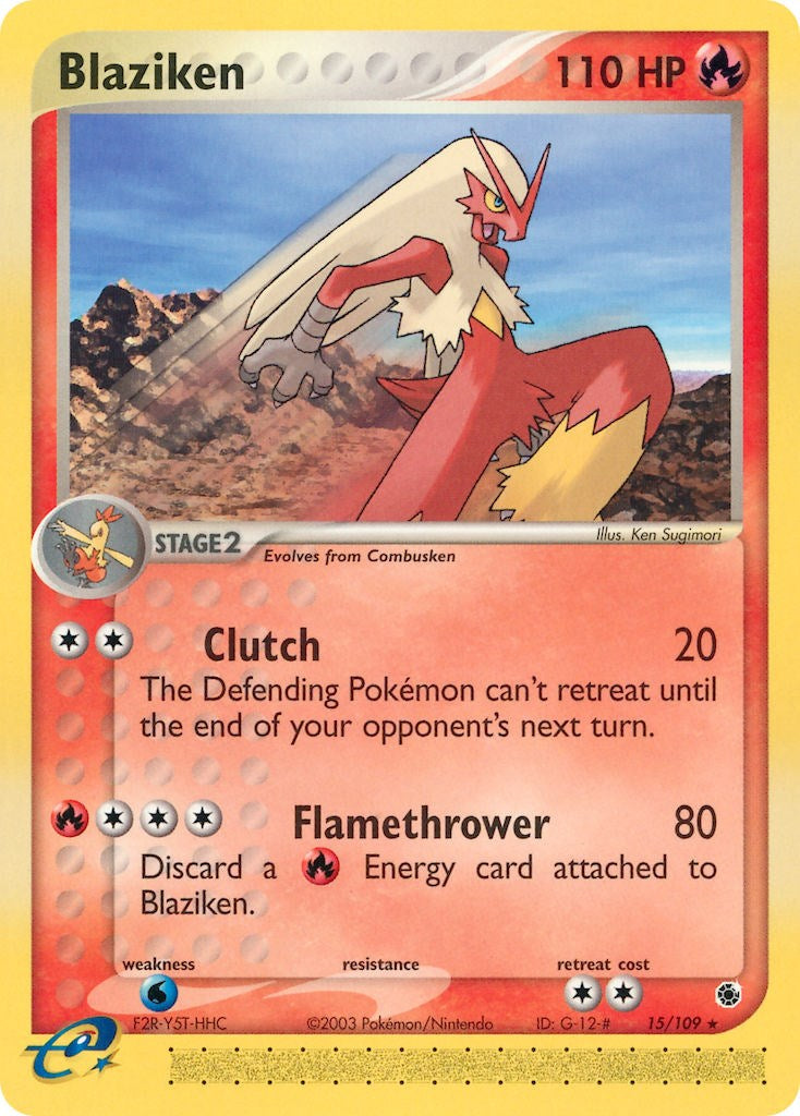 Blaziken (15/109) [EX: Ruby & Sapphire] | Exor Games Dartmouth