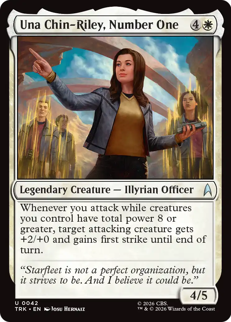 Una Chin-Riley, Number One [Star Trek] | Exor Games Dartmouth