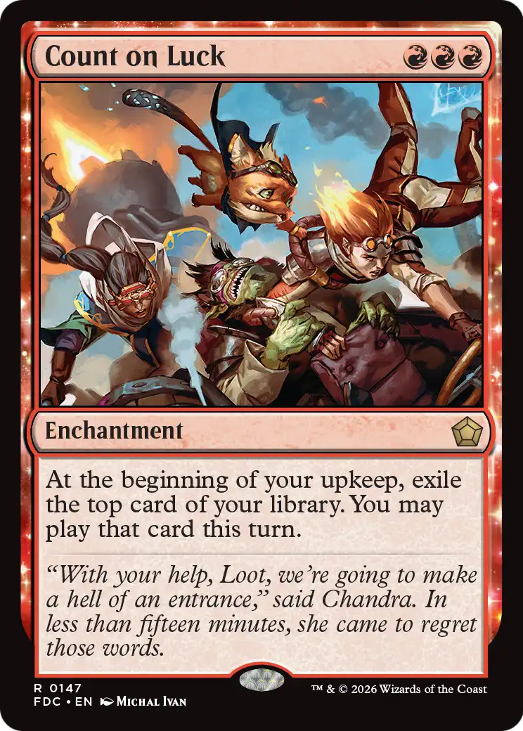 Count on Luck [Foundations Commander] | Exor Games Dartmouth