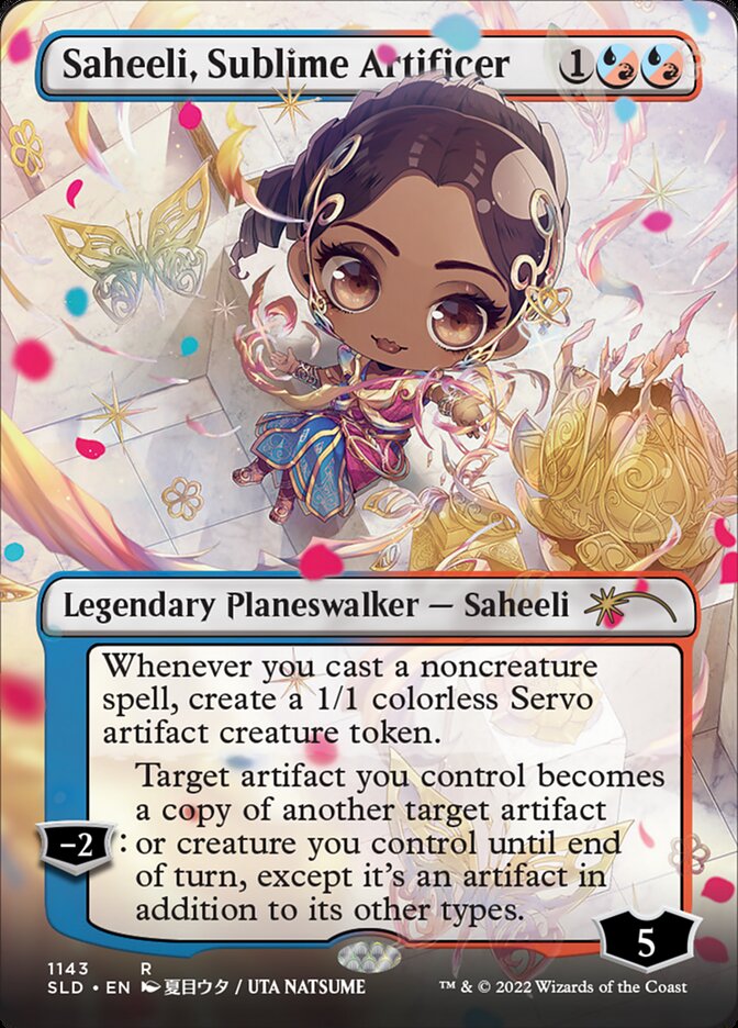 Saheeli, Sublime Artificer (Borderless) [Secret Lair Drop Series] | Exor Games Dartmouth