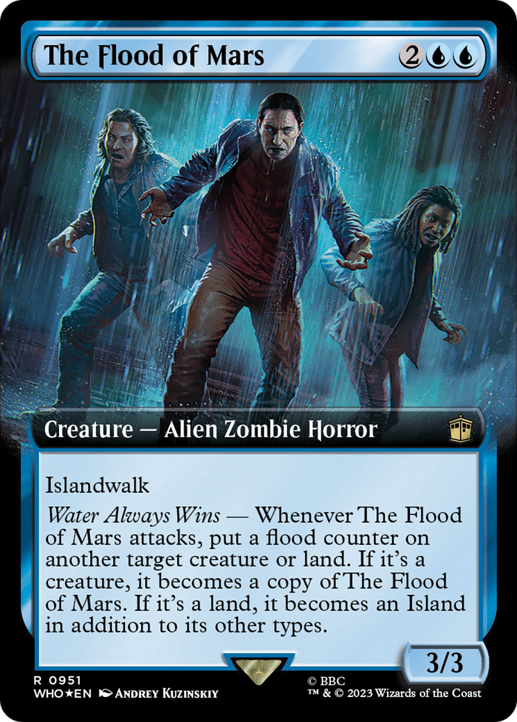 The Flood of Mars (Extended Art) (Surge Foil) [Doctor Who] | Exor Games Dartmouth